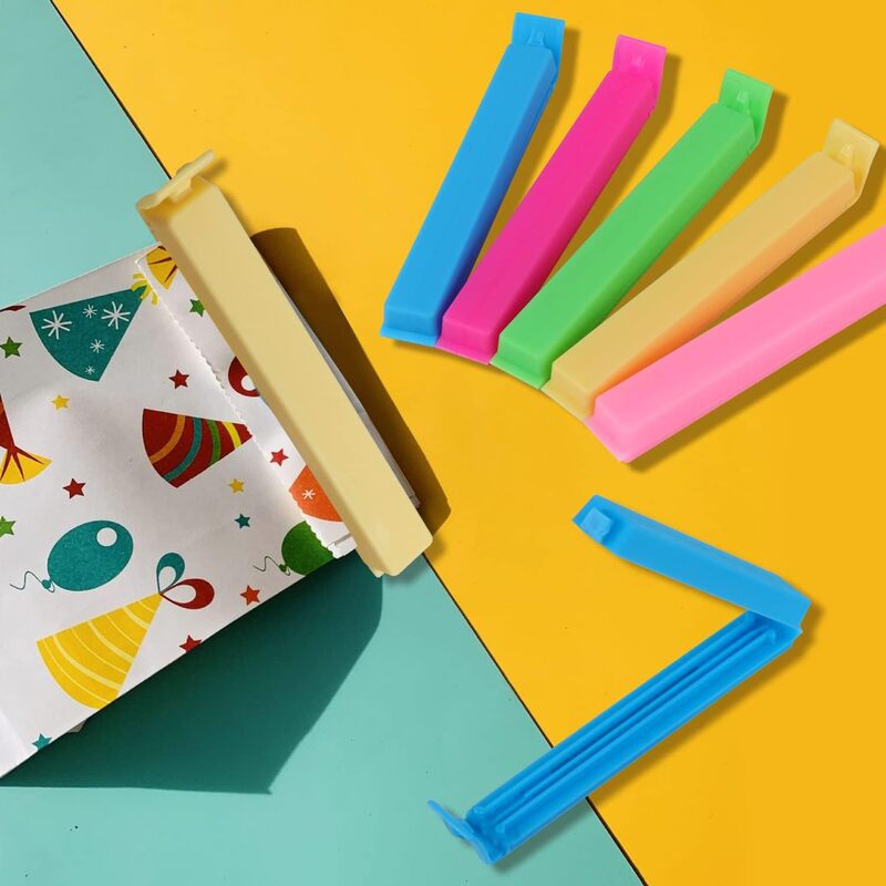 3-10 buah dapur penyimpanan portabel makanan ringan segel tas segel klip penyegel alat plastik Aksesori dapur tas makanan klip