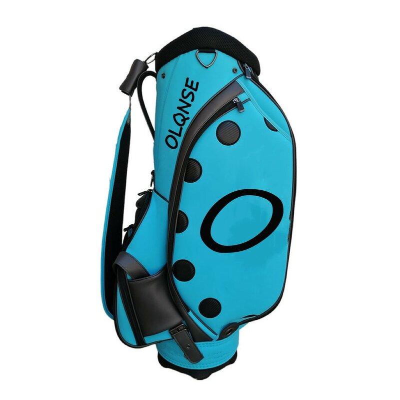 Новинка 2024, Корейская брендовая сумка для гольфа, модная сумка унисекс с подставкой, профессиональная водонепроницаемая сумка из полиуретана с кронштейном для гольфа