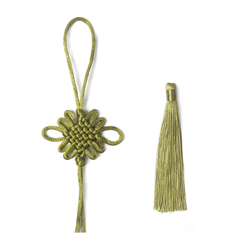 Petit pendentif pompon festif, petit nœud chinois, pendentif pour vêtements de chambre familiale, fournitures décoratives
