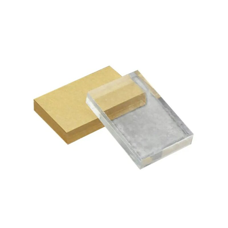 Blok stempel akrilik ringan transparan bentuk persegi panjang DIY proses Warna buku tempel alat Blok cap untuk kartu