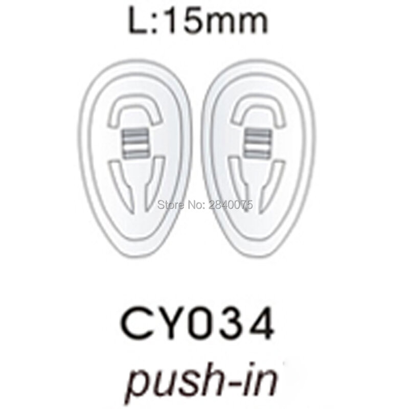 10 пар (20 шт.) 15 мм 16 мм 17 мм Силиконовые нажимные носоупоры ремонтный инструмент для очков