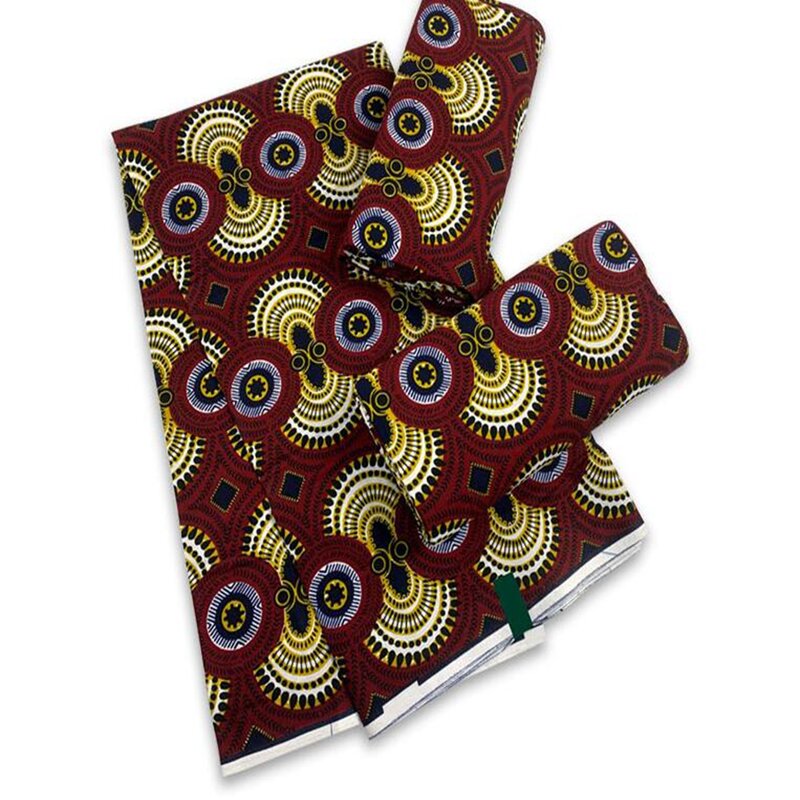 Origial holanda ancara tecido de cera africano tisu pagne envoltório 100 algodão para costurar 6 jardas alta qualidade macio