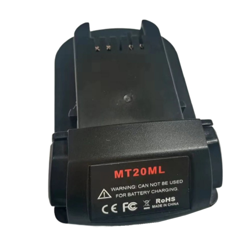 MT20ML 배터리 어댑터 컨버터, 마키타 18V 리튬 이온 배터리, 밀워키 18V, 마키타 BL1860B, BL1860, BL1850B 용