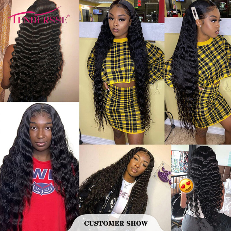 Tendresse 12A Grade Indian Remy Loose Deep Wave Hair 3 Bundles 100% Human Hair Deep Wave Human Hair Extensions for Black Women