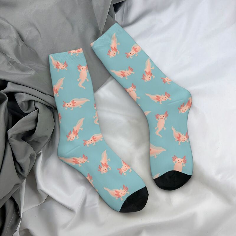 Axolotl Socks Harajuku Super Soft Stockings All Season Long Socks Accessories for Man's Woman's Gifts