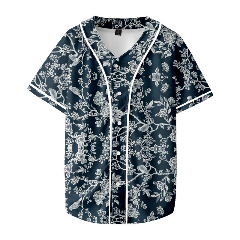 Гавайские бейсбольные футболки, летние женские и мужские модные повседневные стильные куртки 21