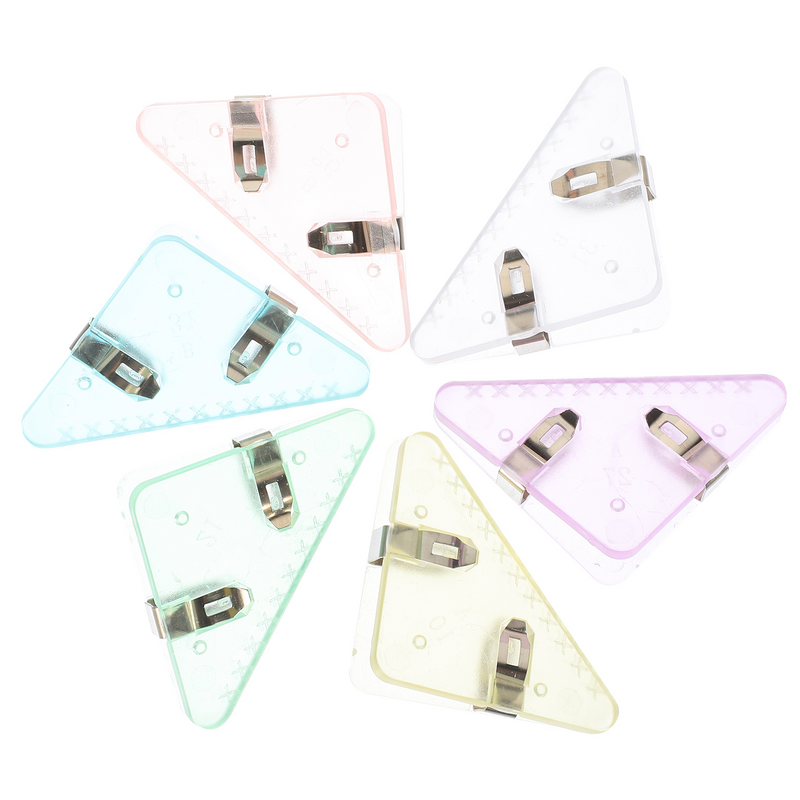 6 Pcs Triangle Clip Small Picture Clips Small Small Picture Clamps Party Practical Student