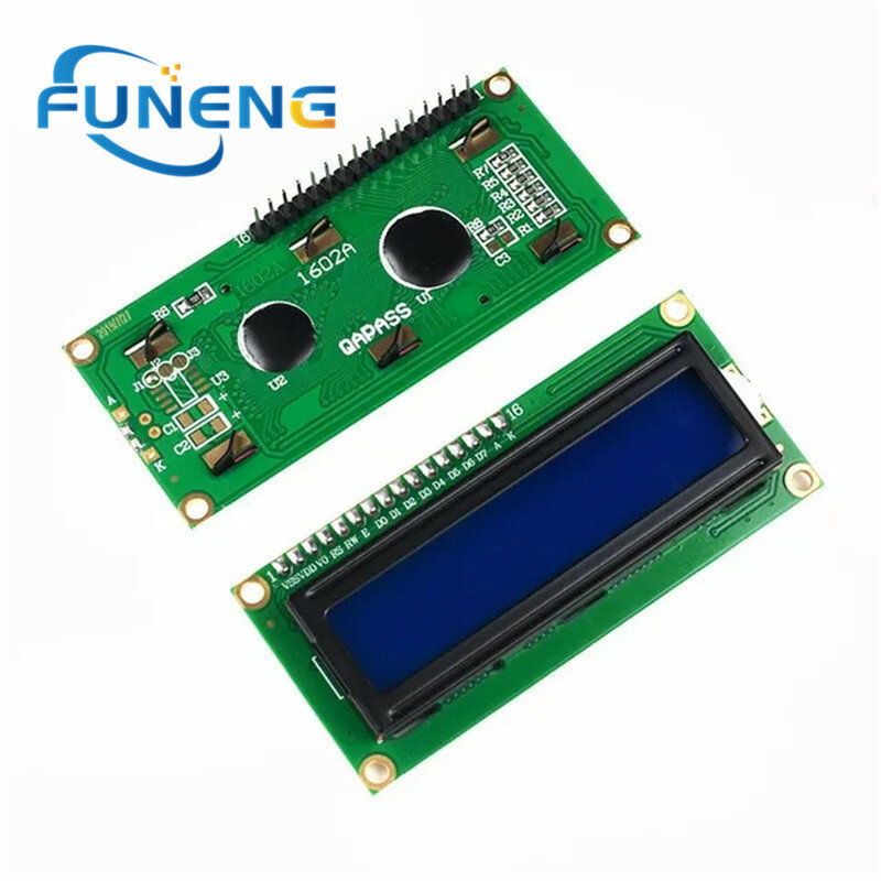 LCD1602 1602 LCD Module Blue / Yellow Green Screen 16x2 Character LCD Display PCF8574T PCF8574 IIC I2C Interface 5V for arduino