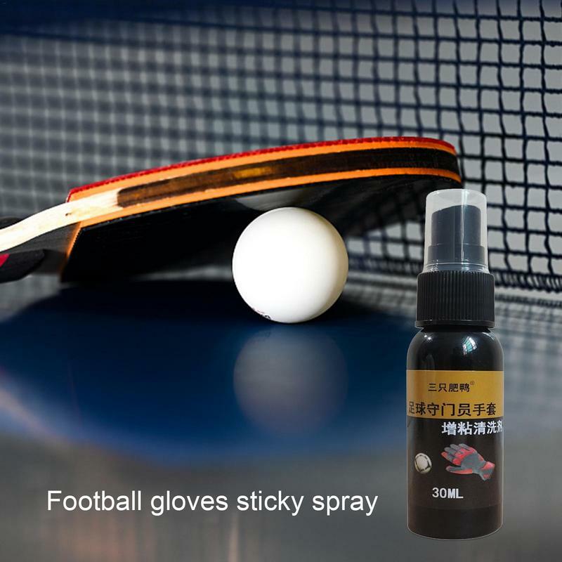 Guanti da calcio Spray per impugnatura da calcio Grip rinforzo 30ml guanti da portiere avanzati da 30ml resistenti al sudore Spray per esterno