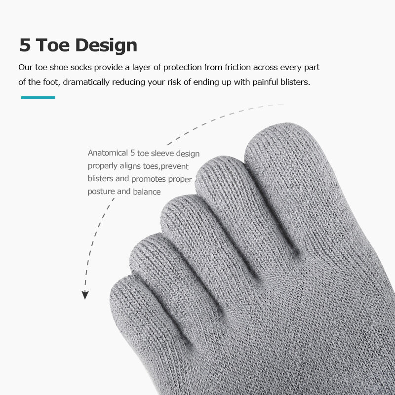CoolSpec-Calcetines de cinco dedos para hombre, medias ligeras para correr, baloncesto, Pilates, Yoga, prevención de roturas, novedad de 2020