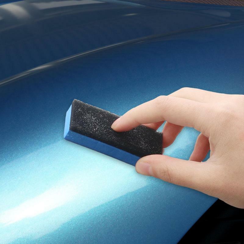 자동차 코팅 왁싱 폴란드어 스폰지 고밀도 폼 애플리케이터 패드 경화 연마 스폰지 자동차 자세히 청소 도구 세차