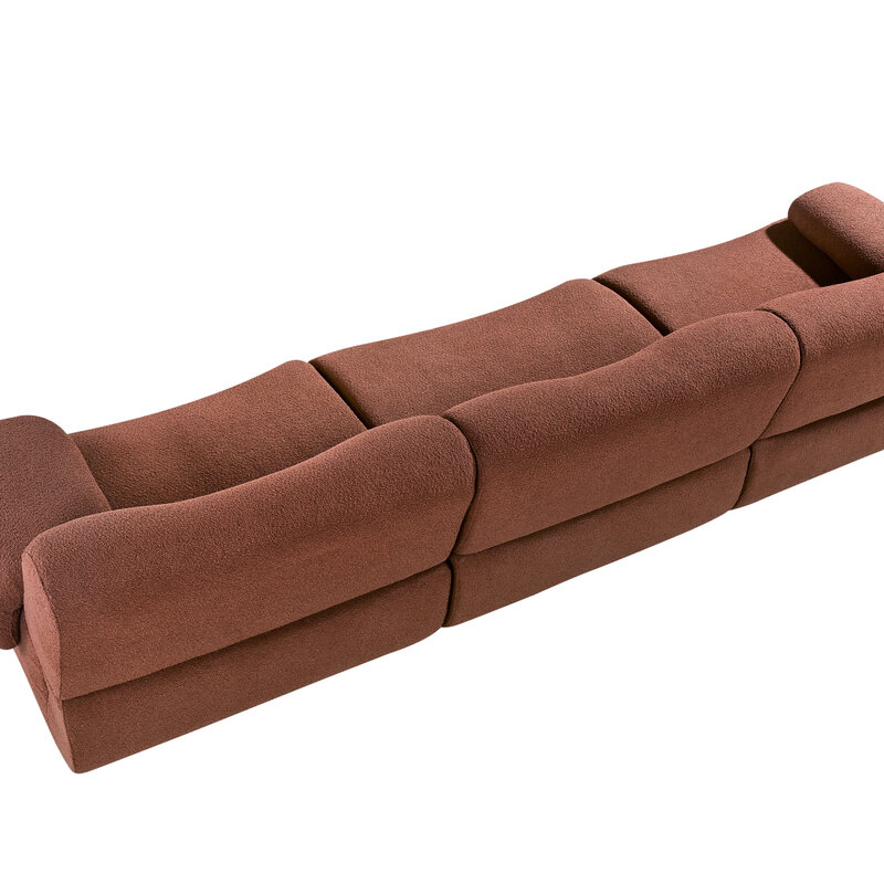 Sillón tapizado con relleno de plumón para sala de estar, silla de sofá individual, sillón perezoso moderno de mediados de siglo, sillón de tela cómodo con