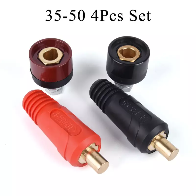 Szybkozłącze męski kabel żeński szybkie złącze gniazdo adapter wtyczki DKJ 10-25 35-50 styl europejski spawanie dla Dinse