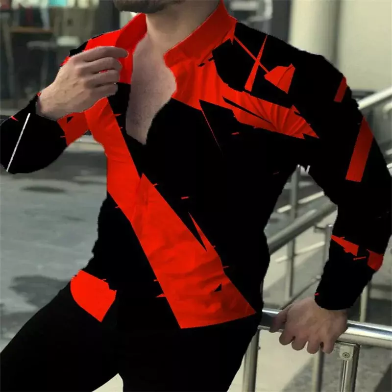 Мужская рубашка с леопардовым принтом, черный мягкий удобный блейзер из ткани, лето 2023
