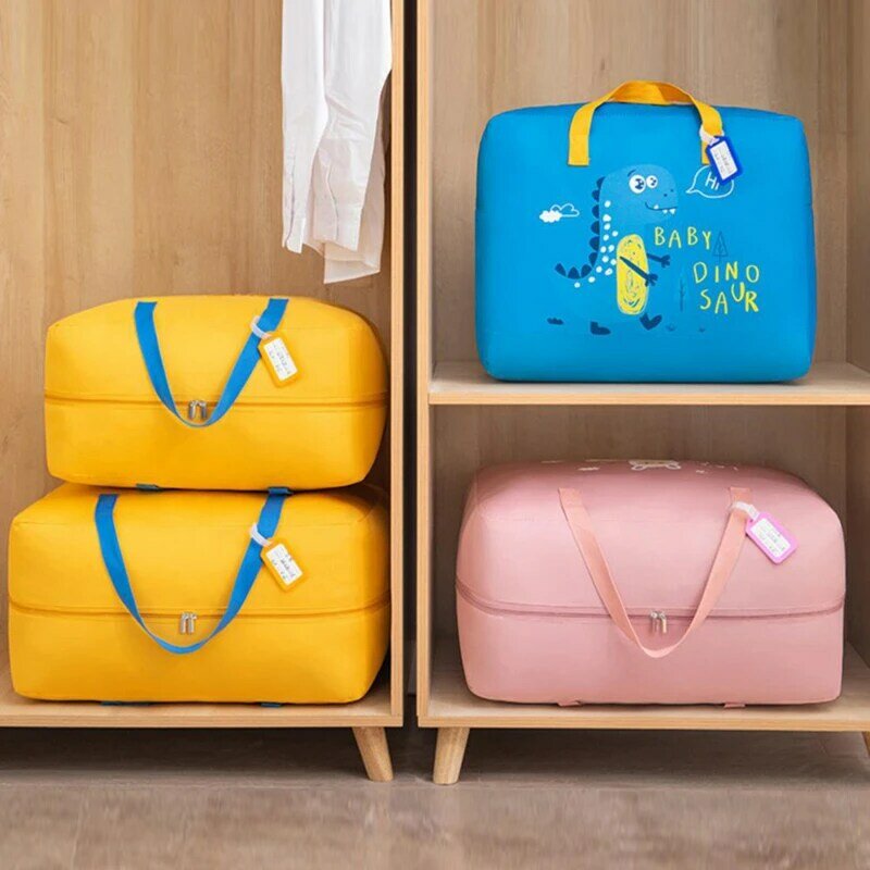 Borse portaoggetti multifunzione portatili coperte per vestiti organizzatore per armadio borsa in movimento borsa con cerniera Sac borsa durevole per bagagli