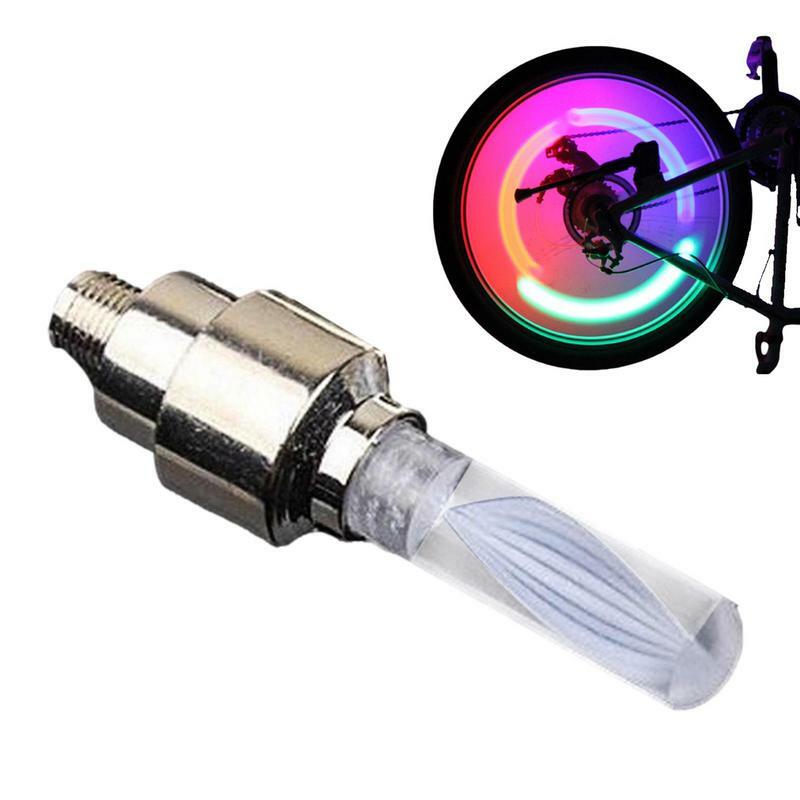 Wkładka do wentyla opony na rower oświetlony zaworami obejmuje opony LED nakładki oświetlone osłony zaworów koło LED nakrętki zaworu powietrza światła