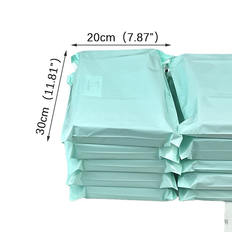 10 buah putih tas kurir segel sendiri tas penyimpanan amplop plastik tas surat pengiriman