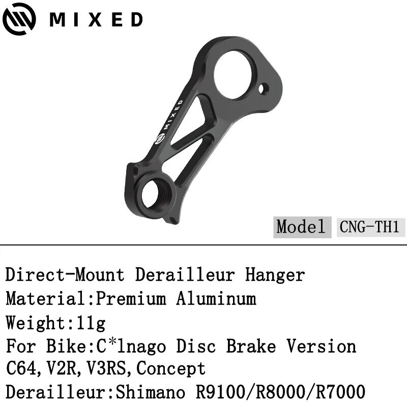 Mxed-Integrate Desviador Traseiro, CNC Direct-Mount Hanger, Freio a Disco, Estrada Montanha Bicicleta Cabides
