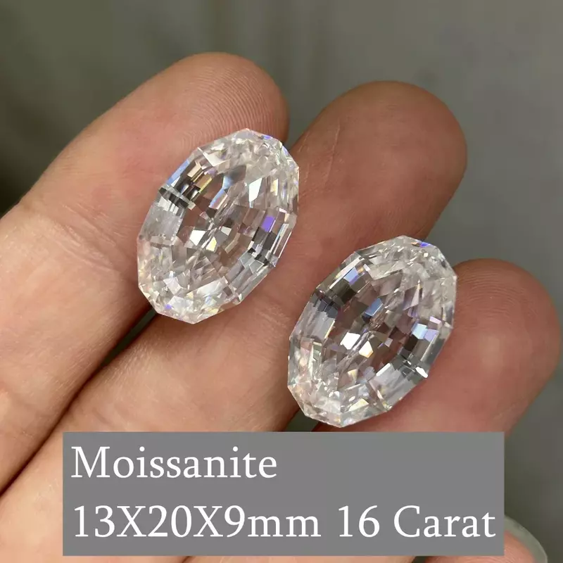 Meisidian-овальный бриллиант D VVS1 для изготовления ювелирных изделий, 16 цветов
