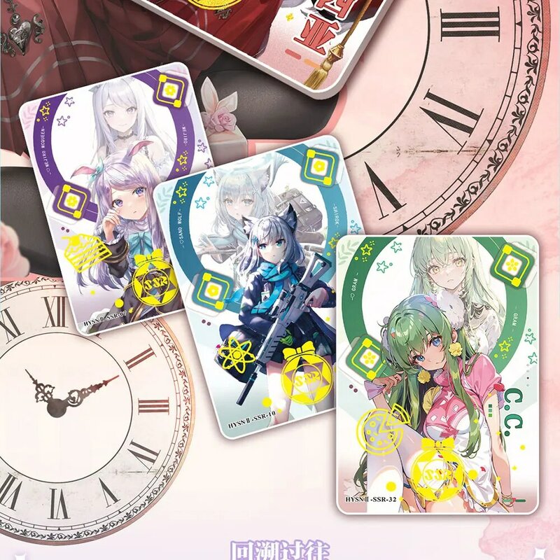 Deusa Anime Coleção Cartões, Cartões bonitos, Flower Girl, Fato de biquíni, Booster Box, Kid Toy, Presentes de aniversário, Novo, 2 cartões