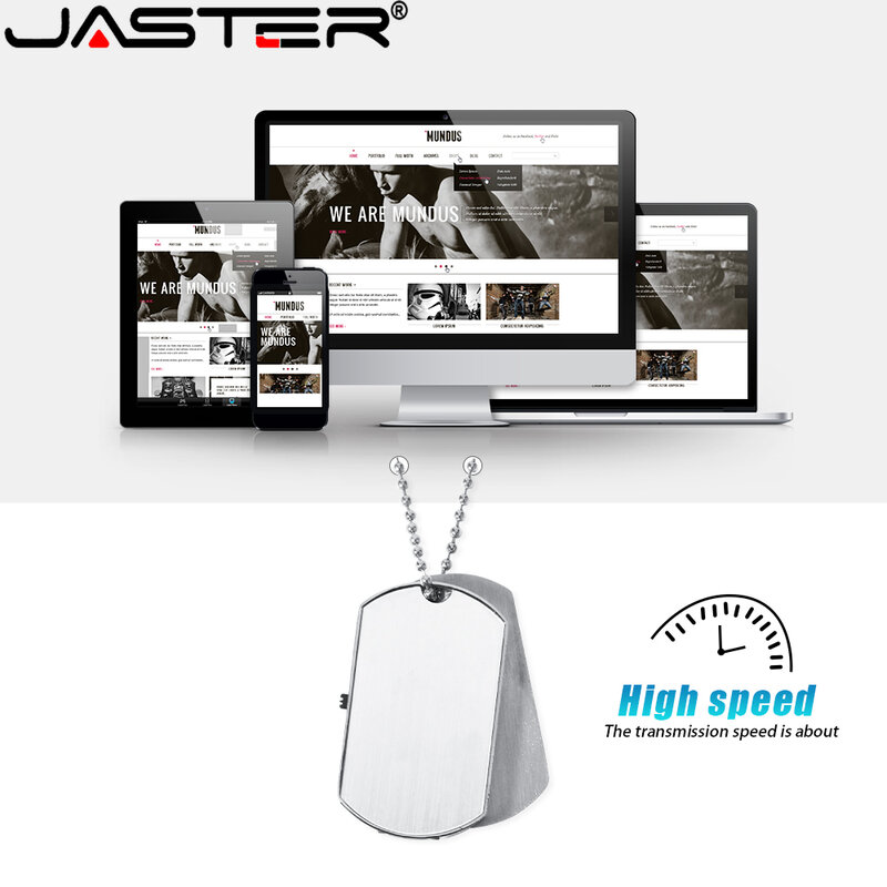 JASTER-Mini unidad Flash USB de Metal, pendrive de alta velocidad con logotipo personalizado, 8GB, 32GB, 64GB, regalo para chicas, 2,0