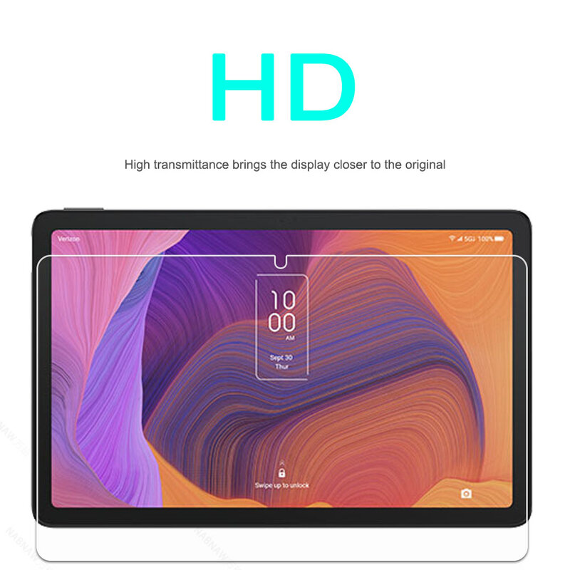2 Pieces HD Scratch Proof Tempered Glass Screen Protector For TCL Tab 10S 10HD 10L 10 10.1 Tab Pro 5G Max 10.4 TCL NxtPaper 11