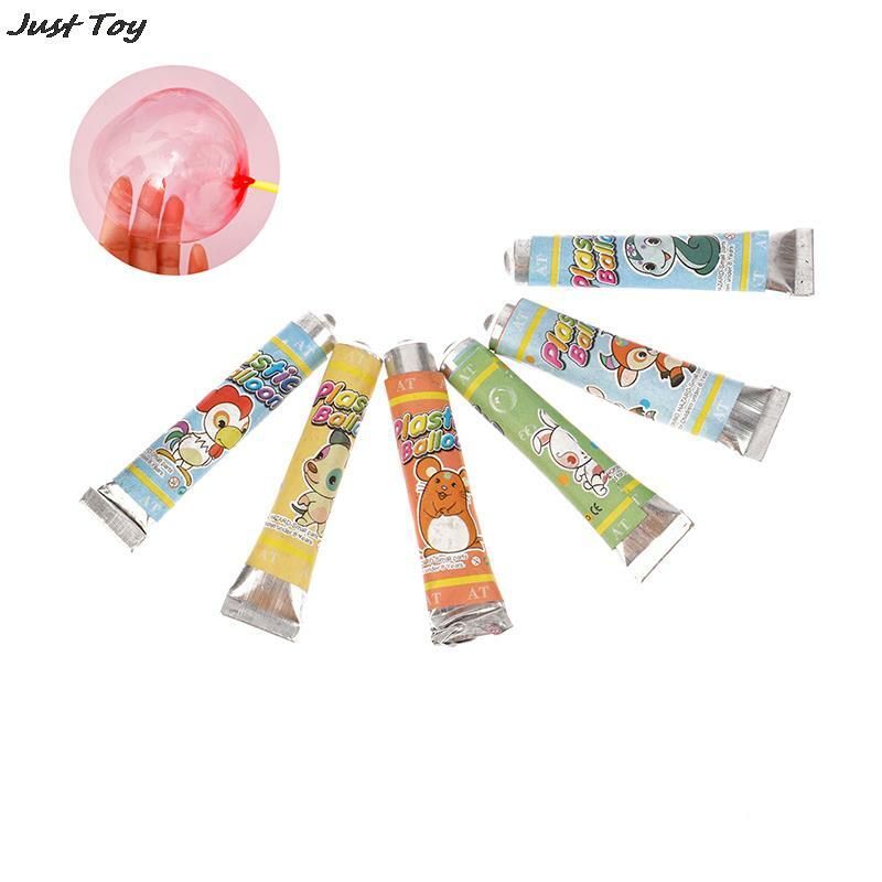 Pegamento de burbujas mágico para niños y niñas, juguete de burbujas de colores, globo de plástico que no se rompe, seguro para regalo, 4 piezas