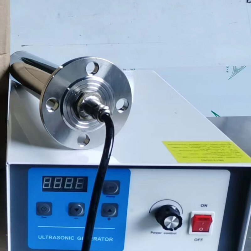 GENENG pembersih ultrasonik, laboratorium kekuatan tinggi pembersihan sonik batang bergetar mesin cuci Ultrasound Generator tipe Input