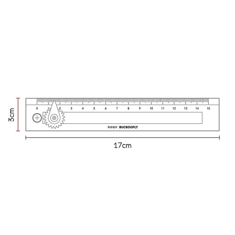 Creativity Compasses Drawing Ruler Personalized Fashionable Measure Ruler For House