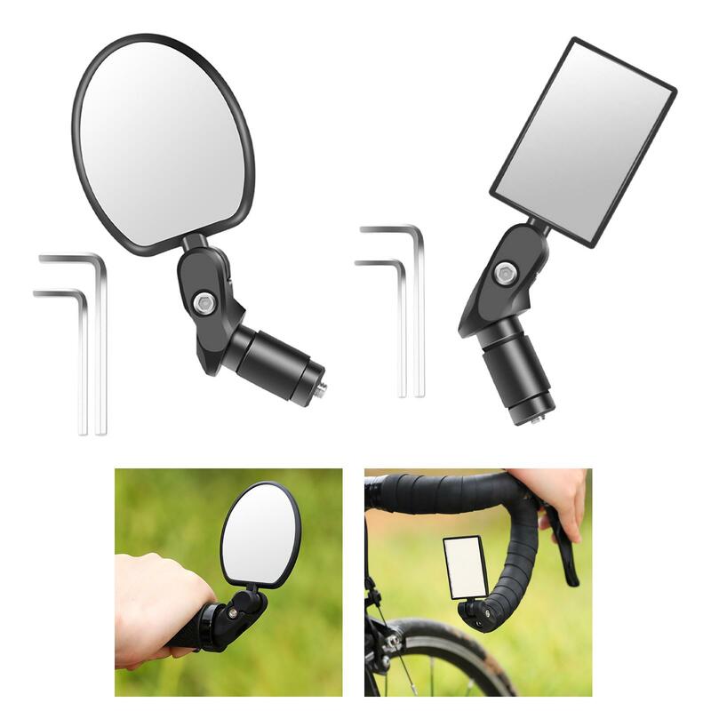 Espejo giratorio ajustable Universal para manillar de bicicleta de carretera, espejo para ciclismo al aire libre, motocicleta, Scooter ,MTB