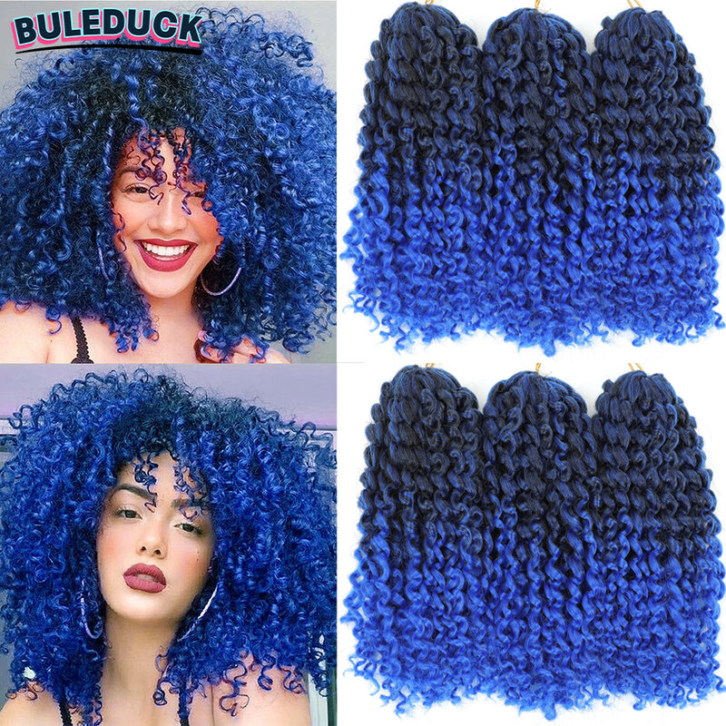 Short Marlybob Crochet Braids Hair Kinky Curly Synthetic Hair Passion Twist Marlybob Kinky Curly Crochet Hair for Black Women