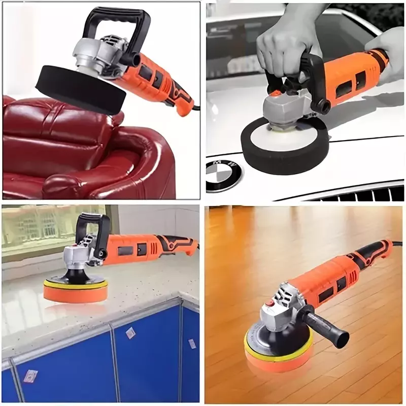 High-End 150mm Tray Polishing Car Polishing Machine with Adjustable Speed and Multiple Accessories