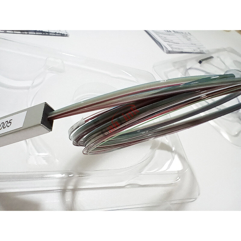 Mini Divisor de Fibra Óptica Bare PLC sem Cabo Conector, 250um, 1x2, 1x4, 1x8, 1x16 Cor, Quente, 10Pcs