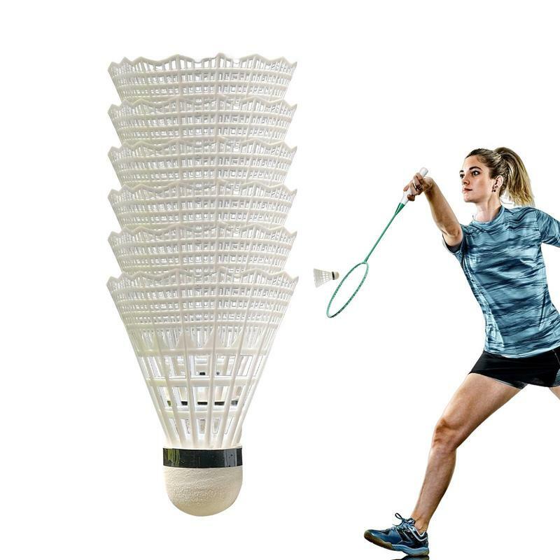 Bola Badminton nilon bola tahan lama lembut elastis anti-benturan praktis gym bermain bola nilon badminton tahan jatuh