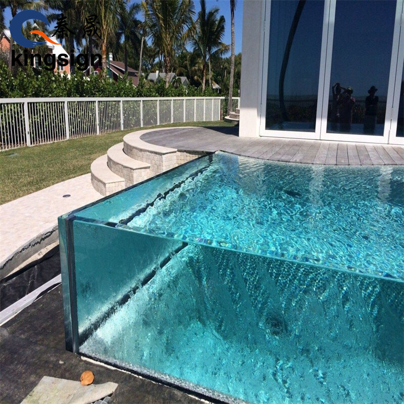 Feuille de verre acrylique pour piscine, optique claire, aquarium en plexiglas, 50mm