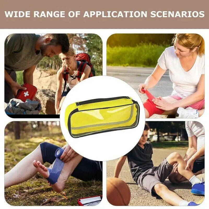 Travel Rescue Bag Travel Outdoor Portable Pouch For Storage Outdoor Survival Bag With Perspective Window Design For Car Home