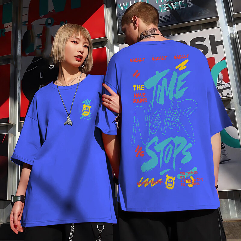 Couple Models Summer T-Shirt Short Sleeved Tops Fashion 3d Printing Clothing New Mens T-Shirt Casual Street Loose Oversized Tees