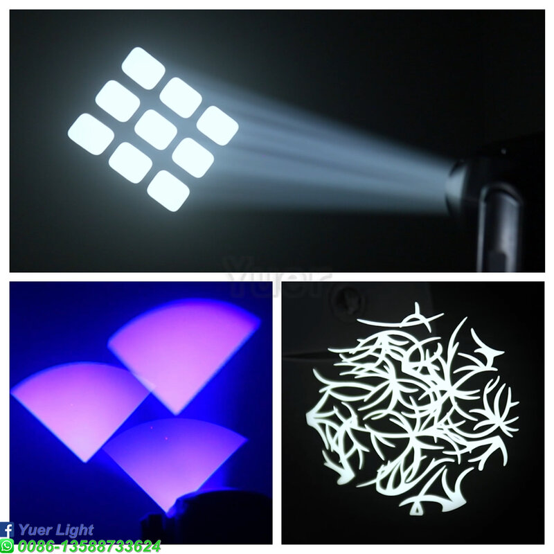 Projecteur de lumière à tête mobile 600W, 8 pièces/lot, éclairage de scène DJ Chang avec deux prismes, roues CTO et CTO plus couleurs arc-en-ciel