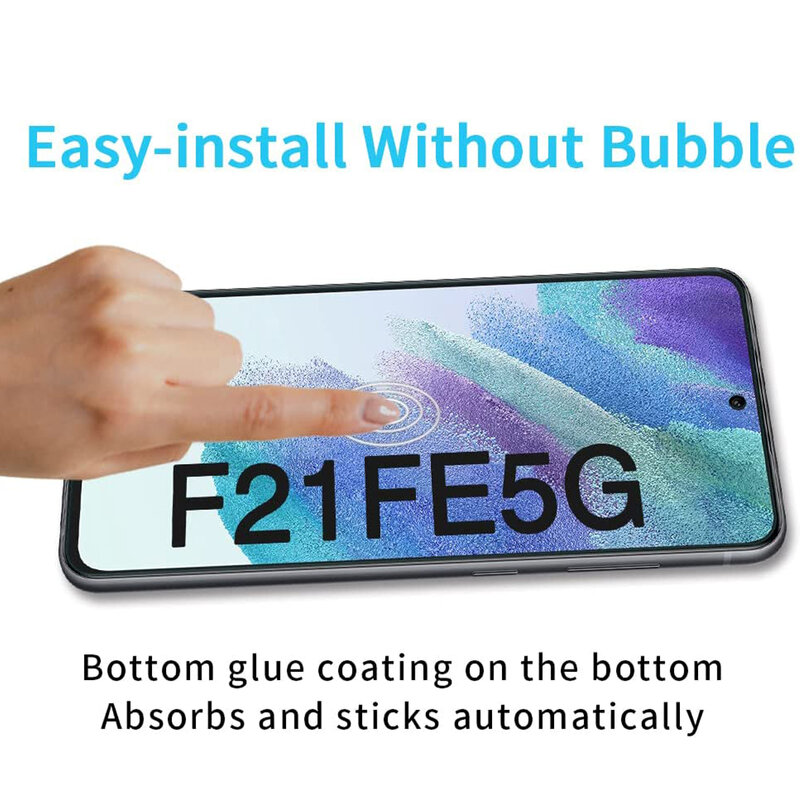 2/4 Stuks 0.2Mm Gehard Glas Voor Samsung Galaxy S21 Fe 5G Schermbeschermer Glasfilm