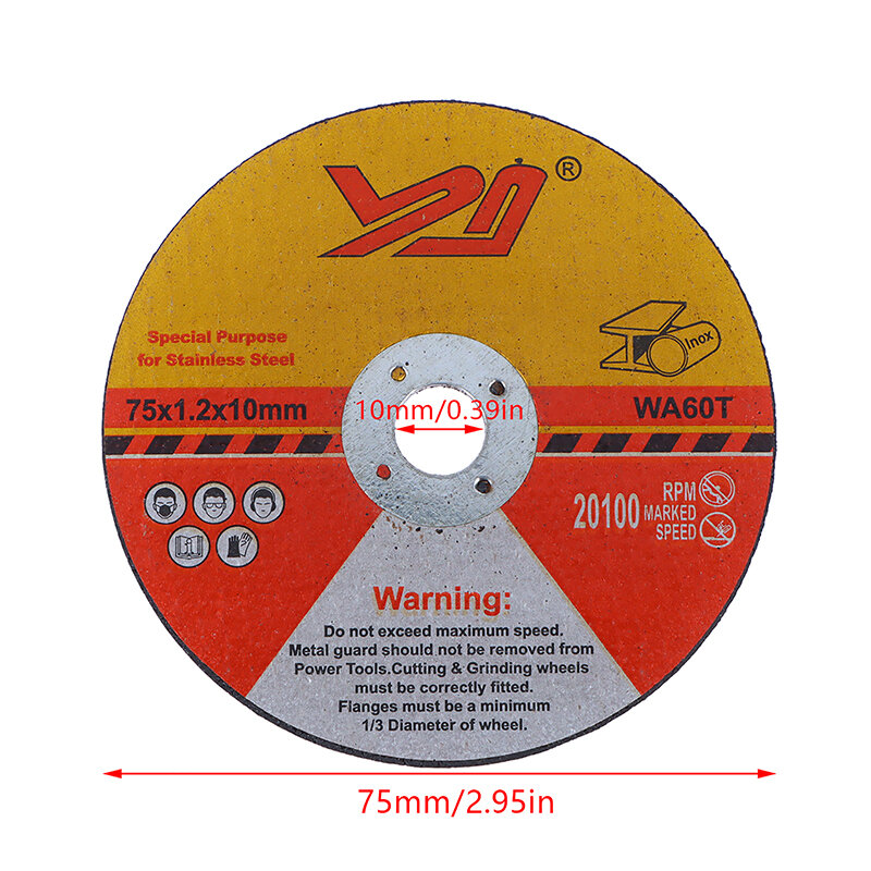 5 шт. 75 мм Мини режущий диск дисковая пила полимерная пила шлифовальный круг режущий диск для стали камень режущий Угол Шлифовальные инструменты