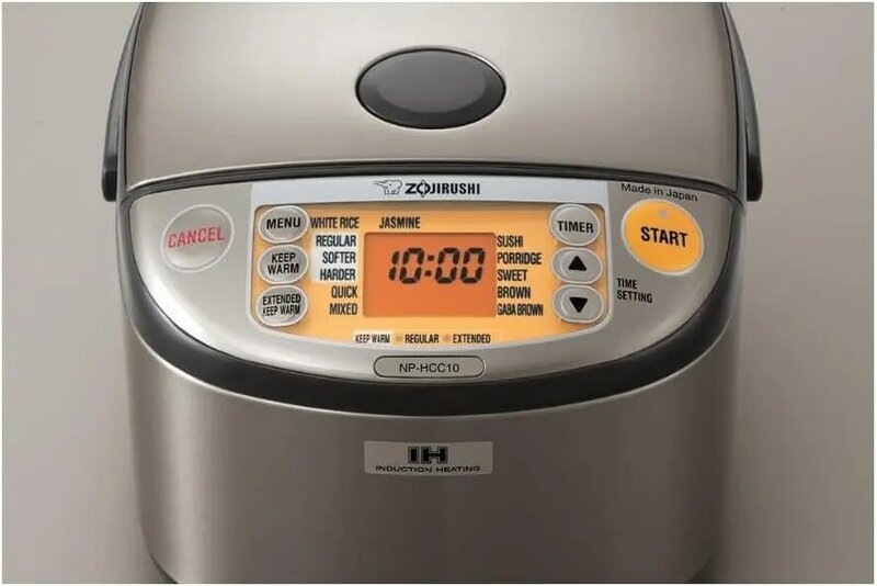 NP-HCC18XH Индукционная система отопления рисоварка и подогреватель, 1,8 л, нержавеющая сталь темно-серый