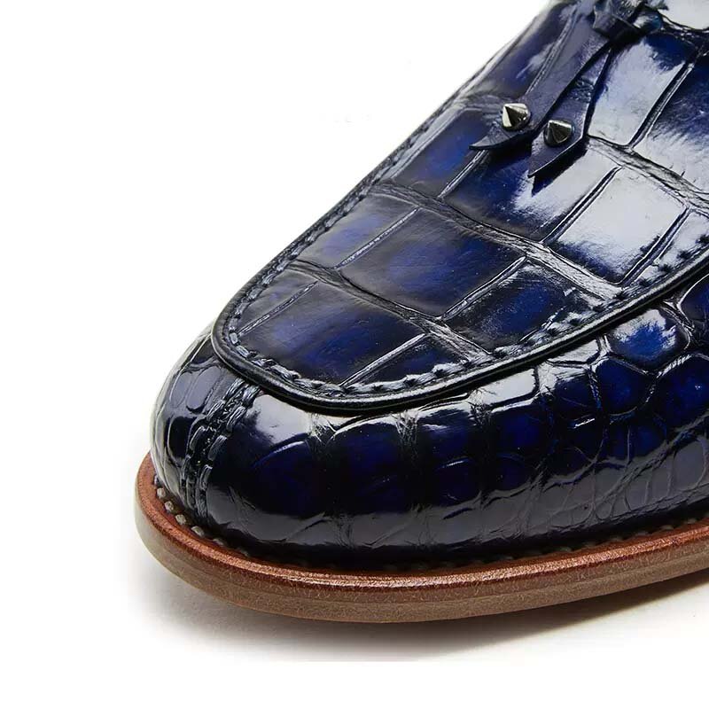 Мужские крокодиловые туфли CWV, новая американская обувь, деловой стиль, для отдыха, комплект обуви из крокодиловой кожи, лоферы