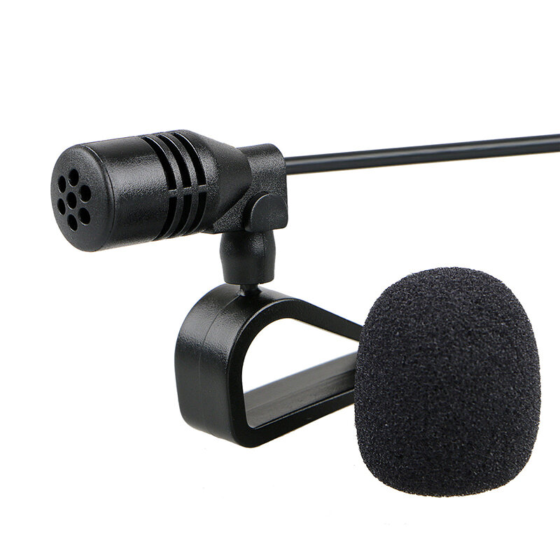 Microfono per auto per DVD e Navigator-nuovo di zecca, alta qualità, connettore da 2.5mm, cavo da 5m, sensibilità All-Direction-32DB