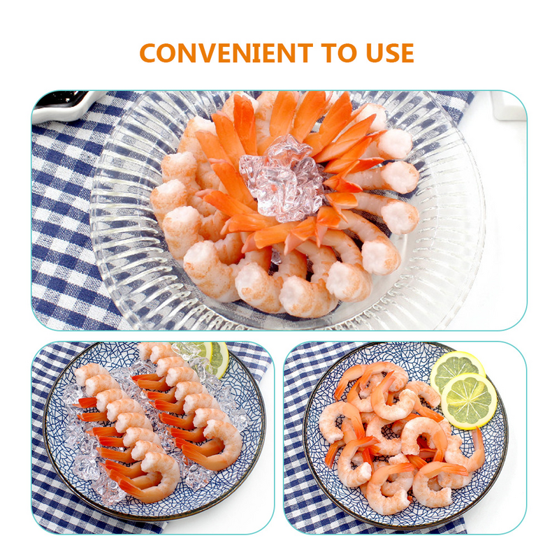 9 Pcs Desktop Child Childrens Toys Artificial Sea Sea Animal Pvc Creative Shrimp Models
