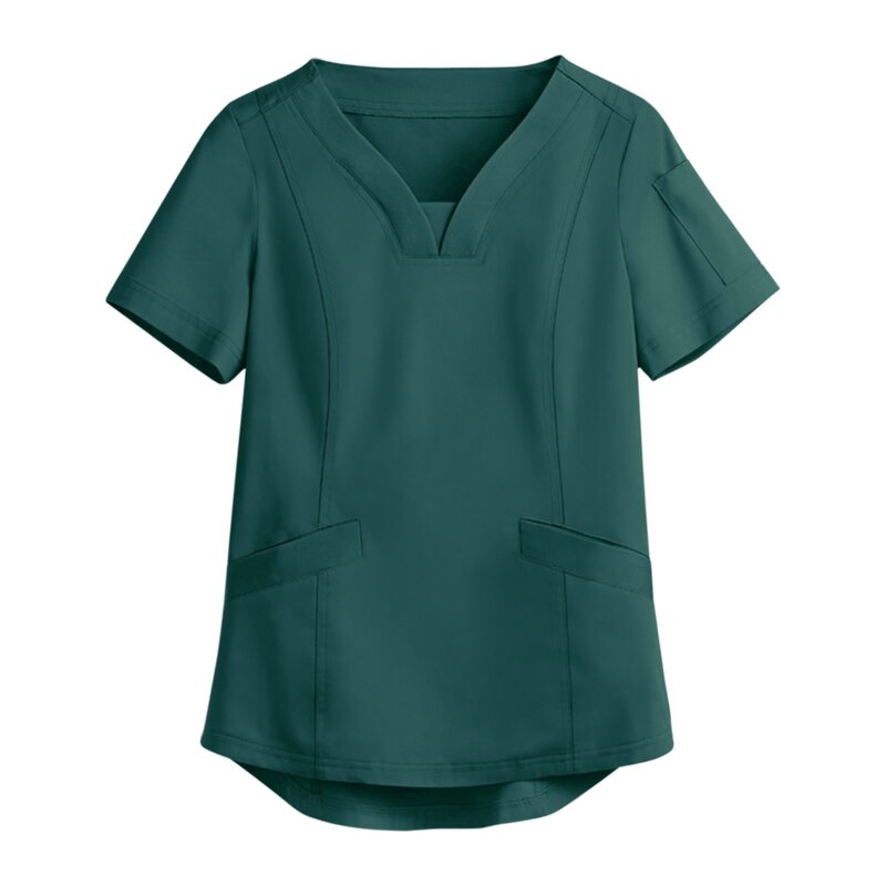 Manica corta le più nuove donne Scrubs all'ingrosso sala operatoria uniforme ospedale abbigliamento da lavoro clinico abbigliamento da lavoro chirurgico