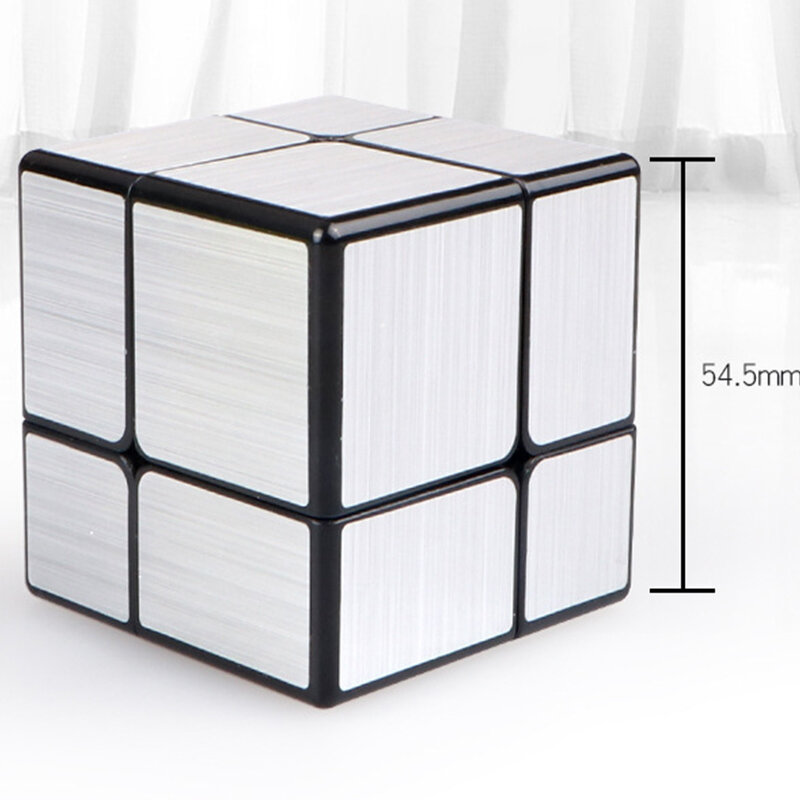 Funny2x2x2 3x3x3 Magic Mirror Cube Gold Silver Professional Speed Cubes Puzzles Speed Cube Educational Toys For Children Gifts
