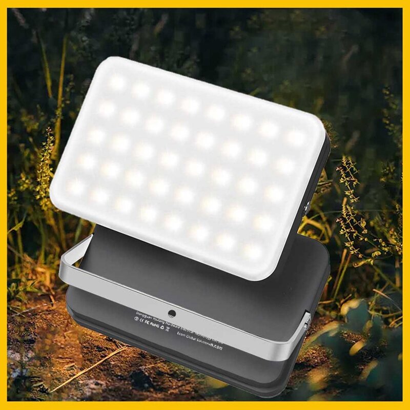 Lámpara LED recargable para acampada, iluminación portátil USB de 20000Mah, resistente al agua Ip65, para campamento