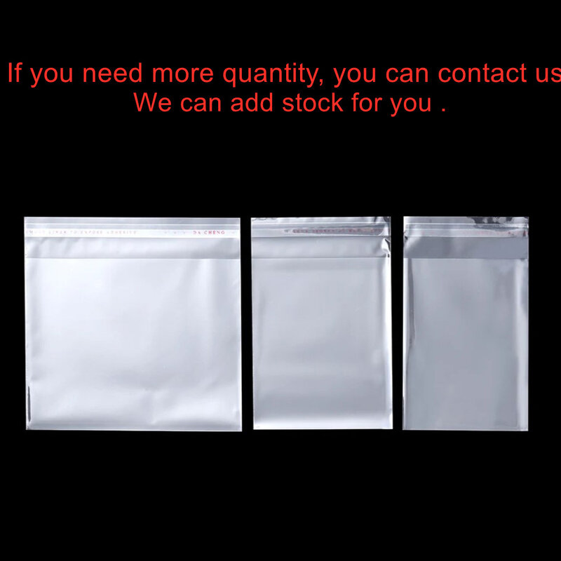 Resealable Poly Bag para Fazer Jóias, Sacos De Plástico Opp Transparente, Selo Auto-Adesivo, Vários Modelos, 100 Pçs/lote