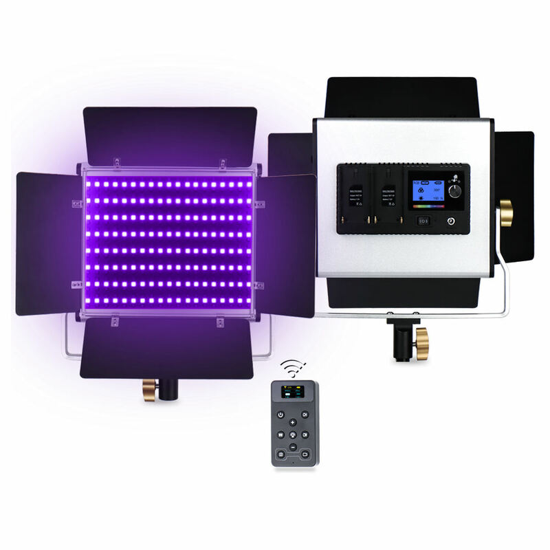 경량 RGB 패널 RGB 필 라이트, 무선 원격 제어 LED 비디오 스튜디오 조명