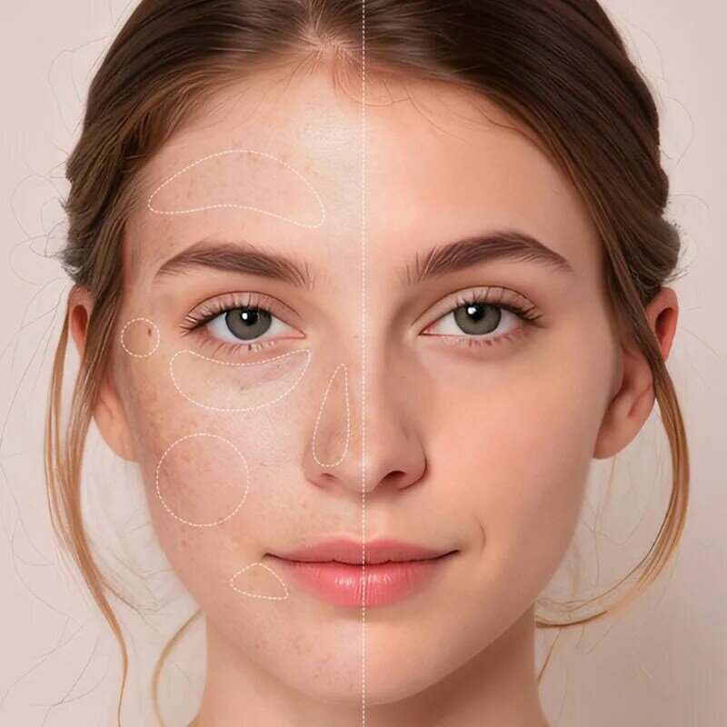 Modificar o tom de pele corretivo líquido, longo tempo hidratante creme, cobrir manchas acne e círculo escuro, removedor de maquiagem